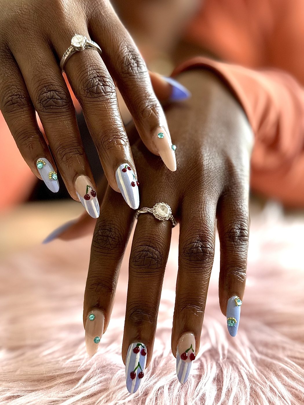Freshly finished nail set by Shaz